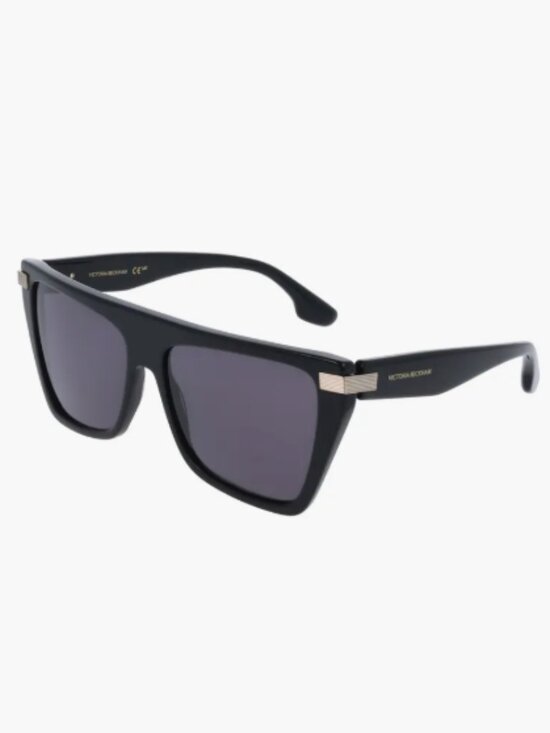 Victoria Beckham 57mm Modified Rectangular Sunglasses Black main image 9